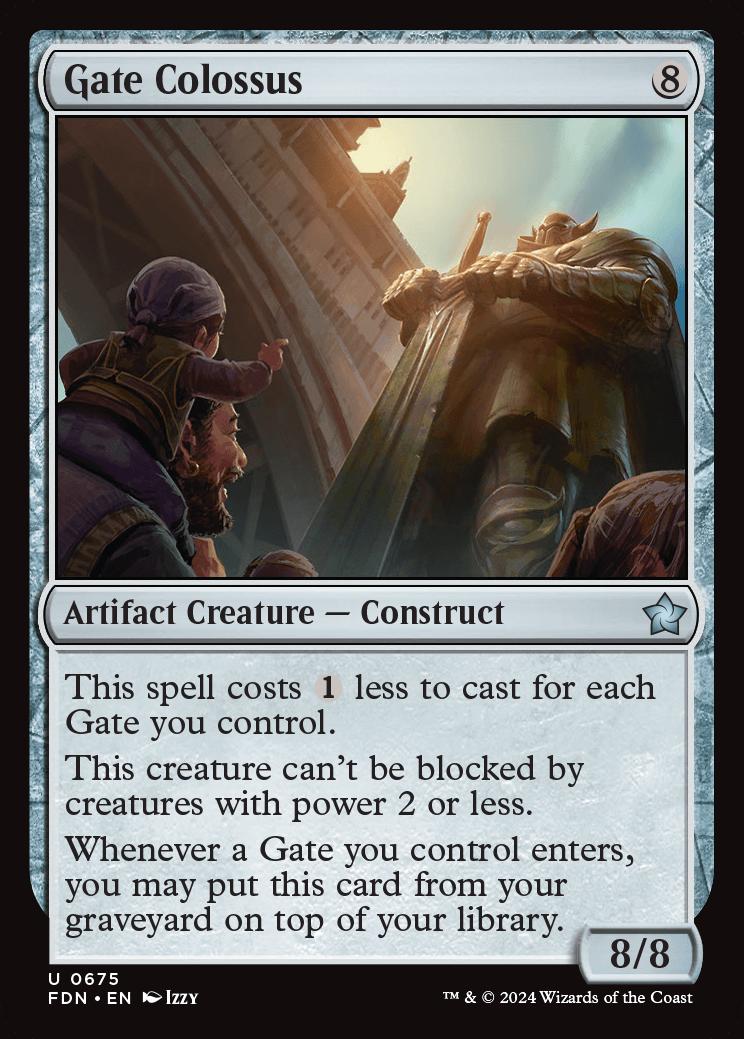 Construct Colossus Token Gate Colossus | Foundations | Standard | Card Kingdom