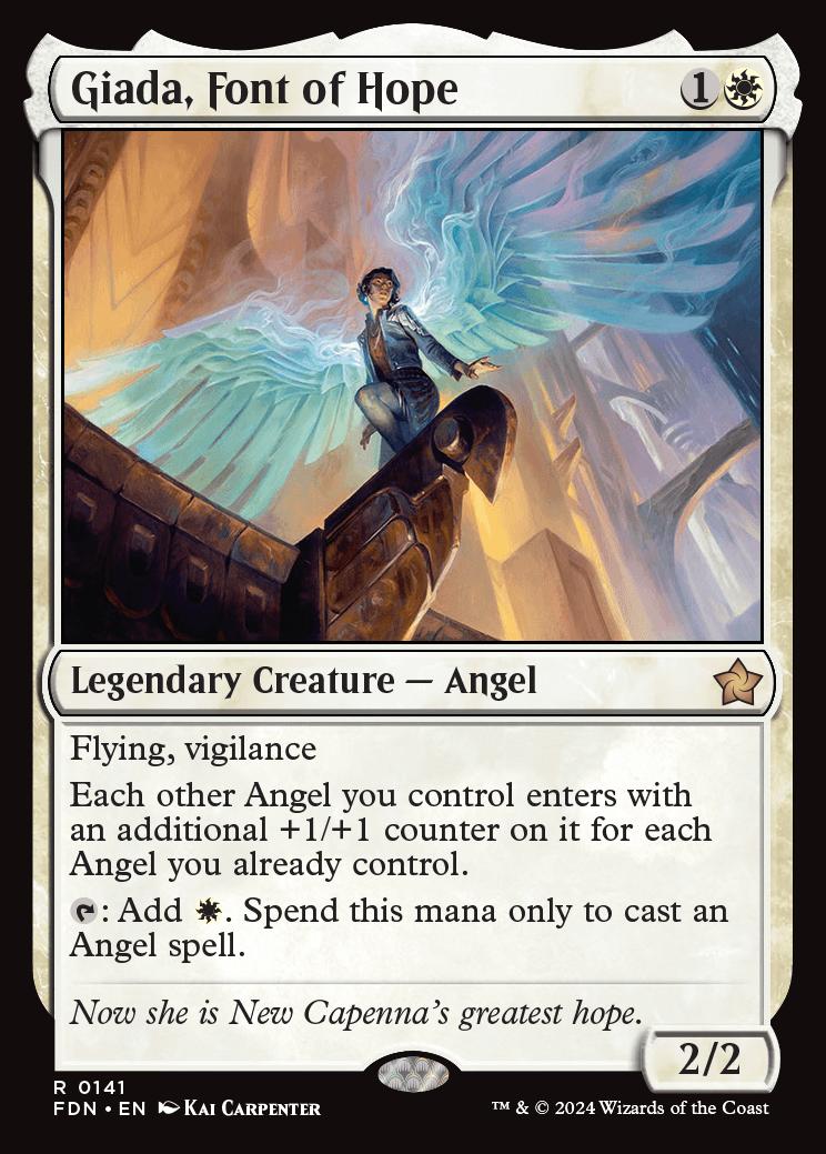 FOIL Giada, Font Of Hope – Japanese Planeswalker Friendly Match Promo – MTG Near Mint