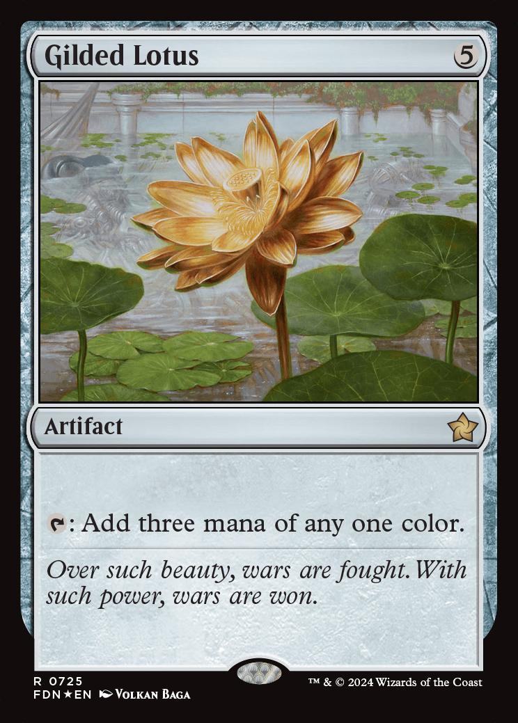 Gilded Lotus | Foundations Foil | Standard | Card Kingdom