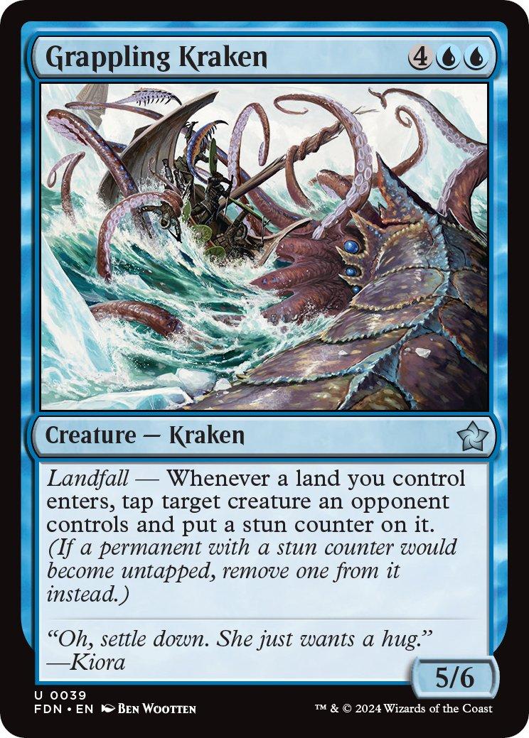 Grappling Kraken | Foundations | Standard | Card Kingdom