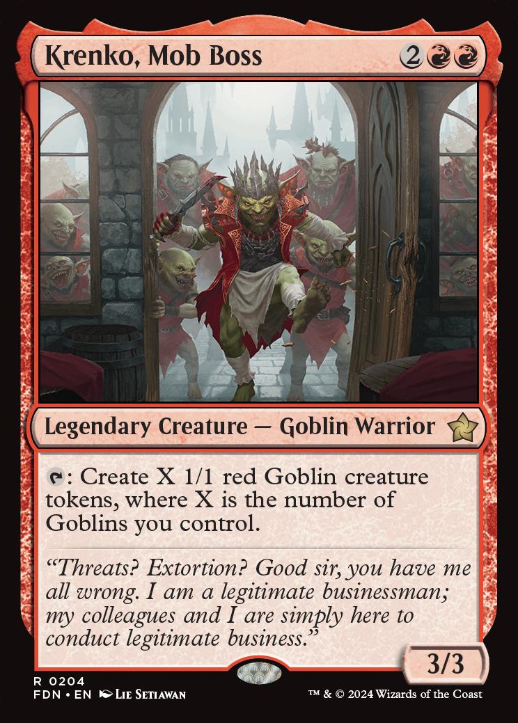 Krenko, Mob Boss | Foundations Foil | Standard | Card Kingdom