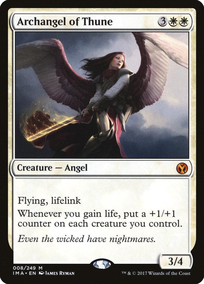 テューンの大天使 1枚　英語foil　MTG archangel-of-thune-43786.jpg