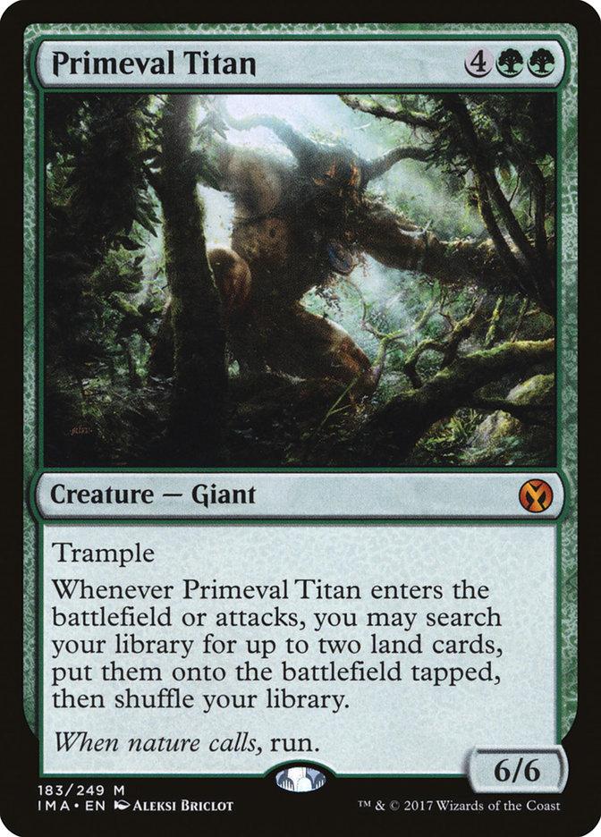原始のタイタン/Primeval Titan Retro Frame Foil Primeval Titan | Iconic Masters Foil | Card Kingdom