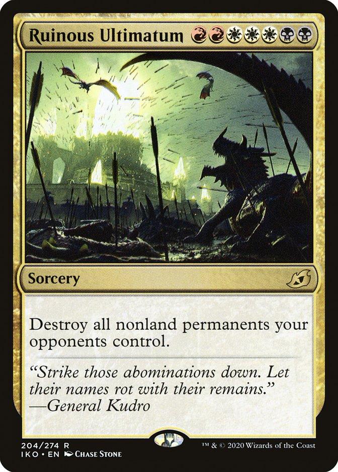 mtg card destroy all permanents Behold the Power of Destruction | Duskmourn: House of Horror Commander
