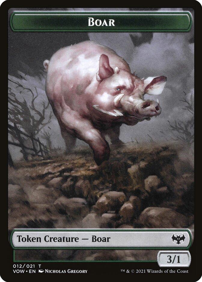 Boar Token | Innistrad: Crimson Vow Foil | Standard | Card Kingdom