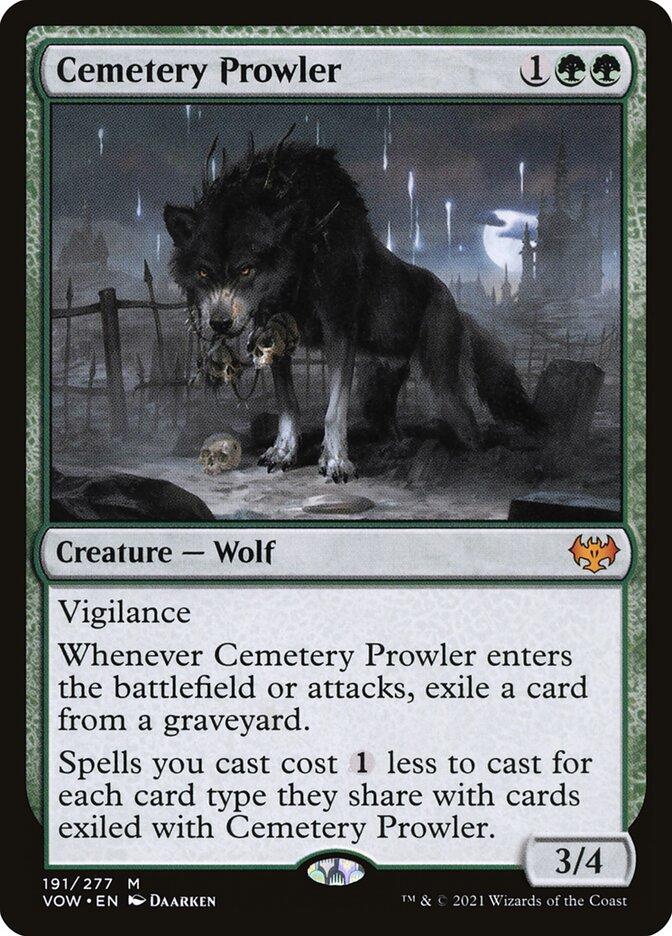 mtg card types in graveyard Moldgraf Scavenger - Shadows over Innistrad #218 (English) Creature Spirit Cemetery Prowler