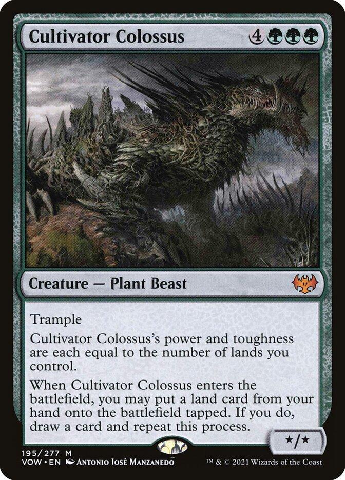 耕作する巨躯/Cultivator Colossus 銀幕Foil 英語 MTG Cultivator Colossus | Innistrad: Crimson Vow Foil | Standard