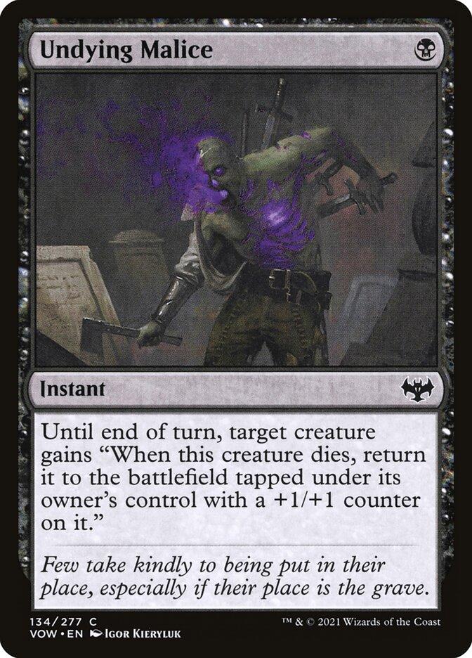 mtg cards with undying Magic: the Gathering - Malice (134) All cards will be carefully packed for safe transit Undying | Magic: The Gathering