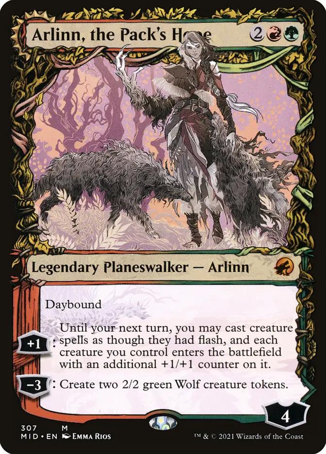 arlin card mtg Magic The Gathering - Arlinn Kord // Arlinn, Embraced by The Moon 4 Arlinn Wolf // Arlinn, Embraced by