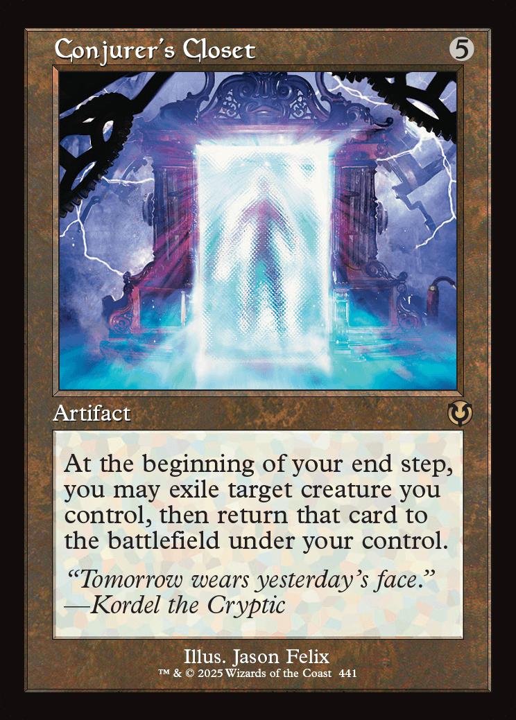mtg card conjurer Magic The Gathering - Conjurer's Closet Artifact (1) - Ungraded - 2012 Kordel the Cryptic Distinguished Conjurer | Modern Horizons