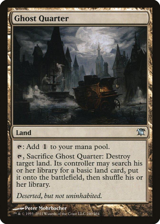 mtg ghost cards MtG Trading Card Game Innistrad Uncommon Ghost Quarter #240