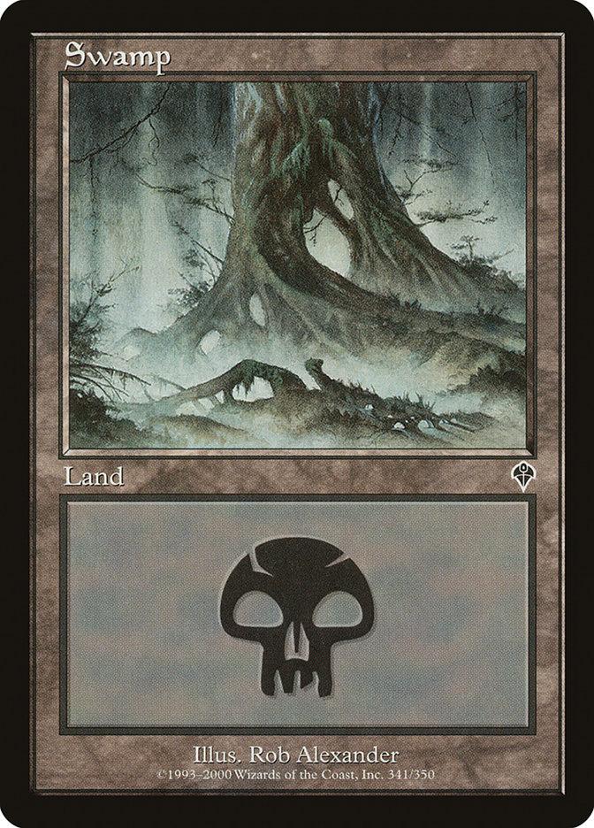 MTG foil 英語版 沼 Swamp Avon 0003 SLP ① MTG foil 英語版 沼 Swamp