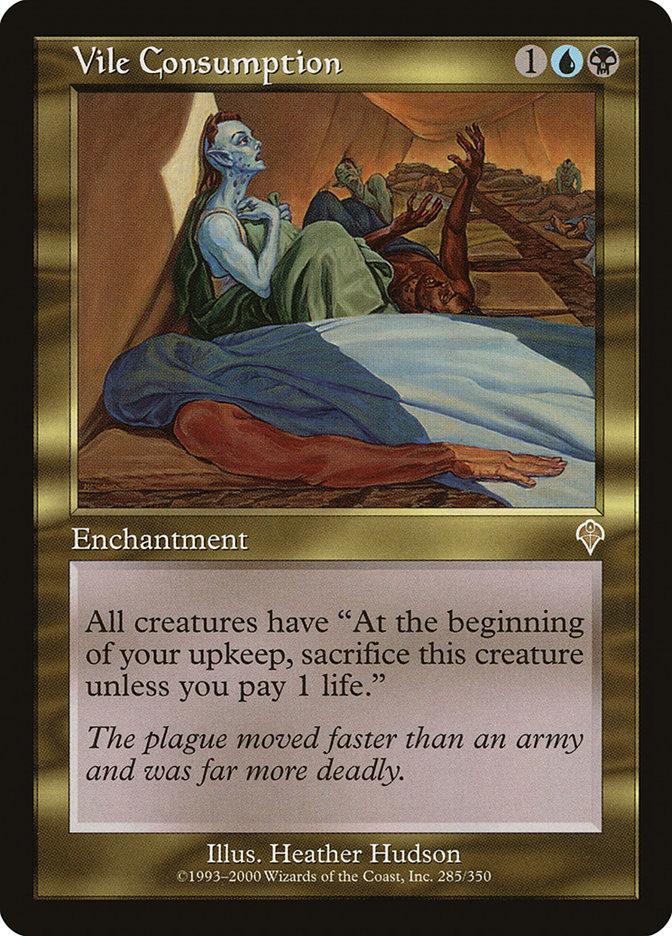 不快な消耗 英語 foil Vile Consumption | Invasion Foil | Card Kingdom