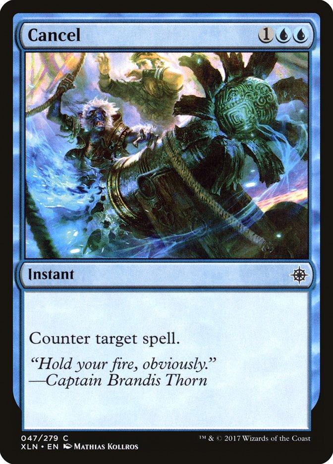 mtg cancel card Evacuation [The Lost Caverns of Ixalan Commander] Moderately Played