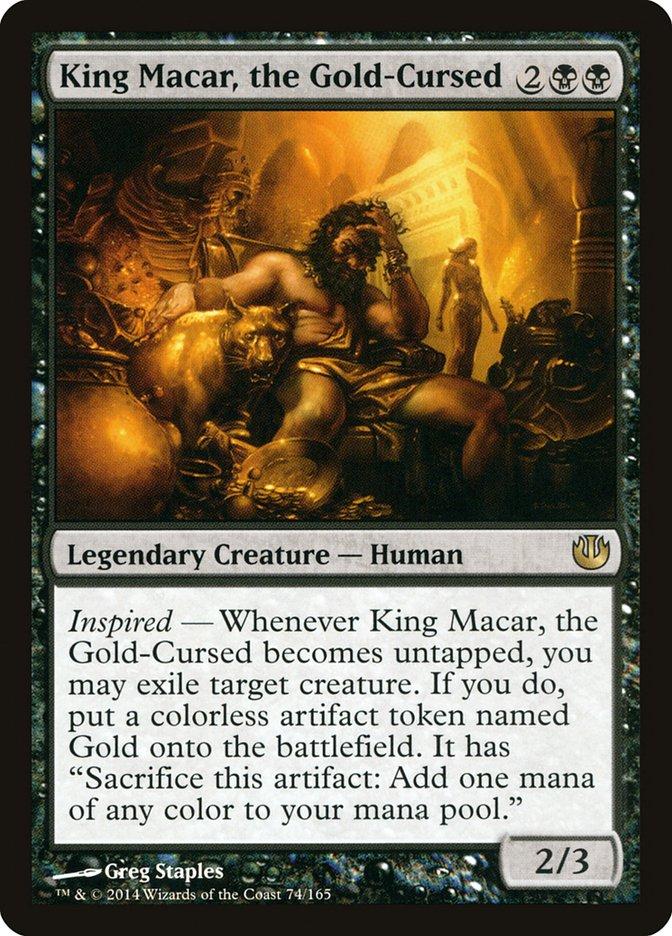 King Macar, the Gold-Cursed | Journey into Nyx | Modern | Card Kingdom