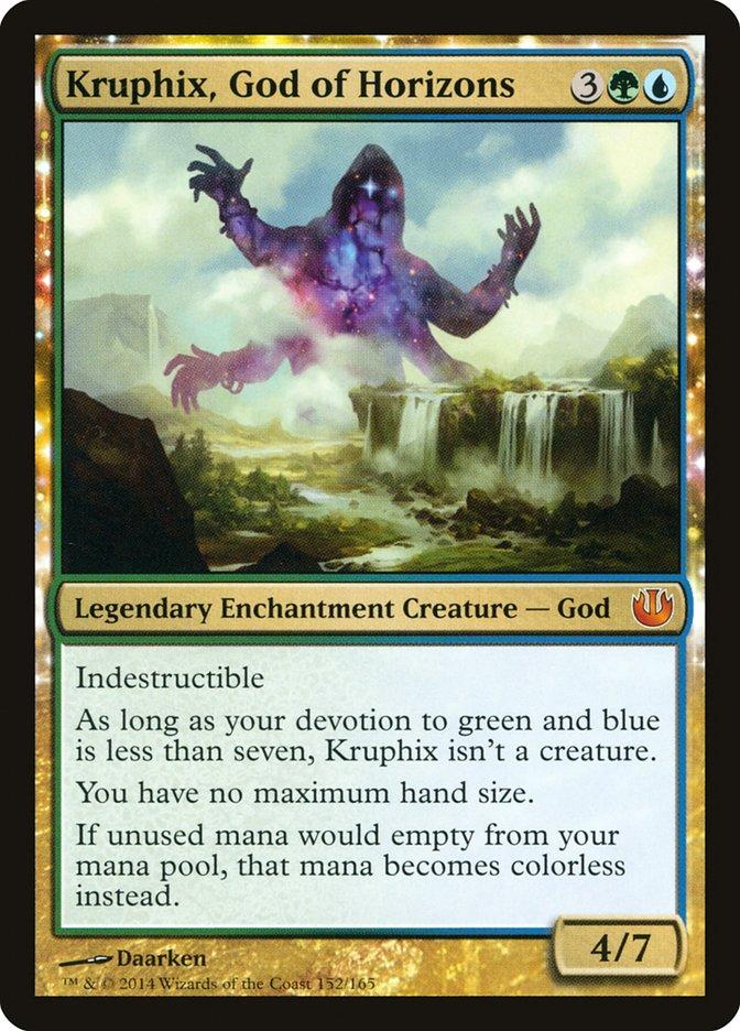 mtg kruphix commander deck Kruphix, God of Horizons Eldrazi EDH. Tech. Big Mana, Big Creatures, Big Card Draw Play with the top card of your library revealed Custom Commander Deck*** Kruphix, God