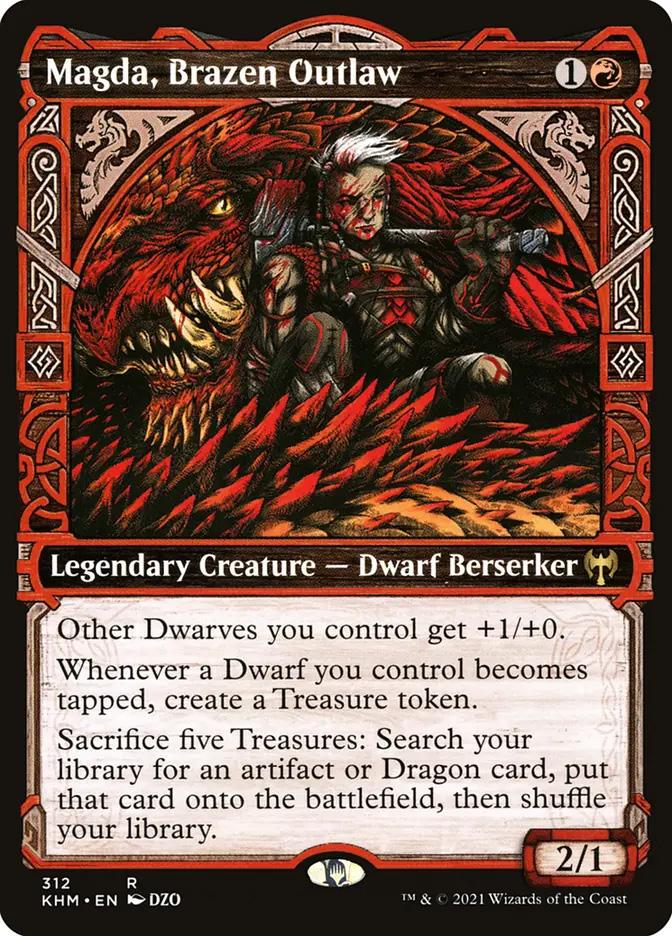 mtg magda commander deck EDH Deck Magda, Brazen Outlaw 100 Magic Cards Moonveil Games Magda, Brazen Outlaw | Kaldheim