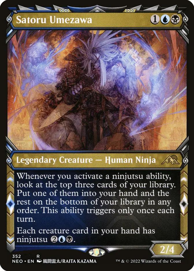 mtg satoru umezawa commander deck Dimir Ninja - Blue Black - - EDH - 100 Card - Custom Magic The Gathering Deck This ability triggers only once each turn. Satoru Umezawa EDH // Commander