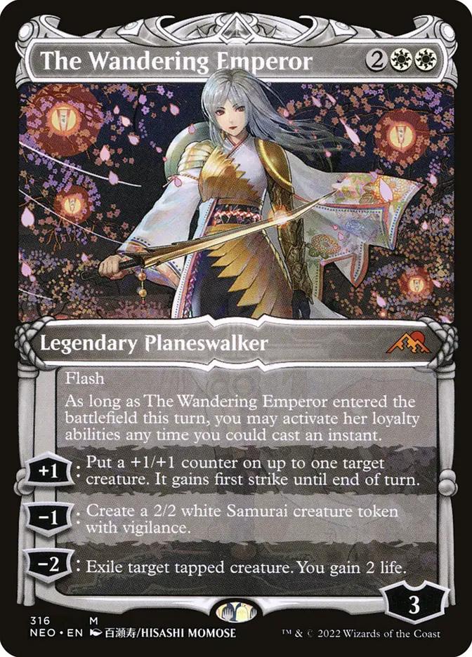 The Wandering Emperor | Kamigawa: Neon Dynasty Variants Foil