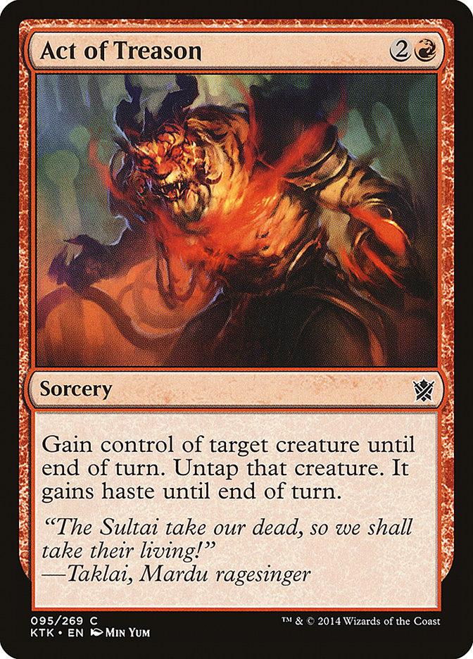 mtg cards like act of treason Act of Treason | Khans of Tarkir | Modern