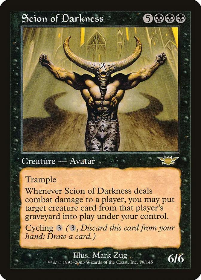 闇の末裔/Scion of Darkness Foil 英語 2枚 MTG scion-of-darkness-19493.jpg