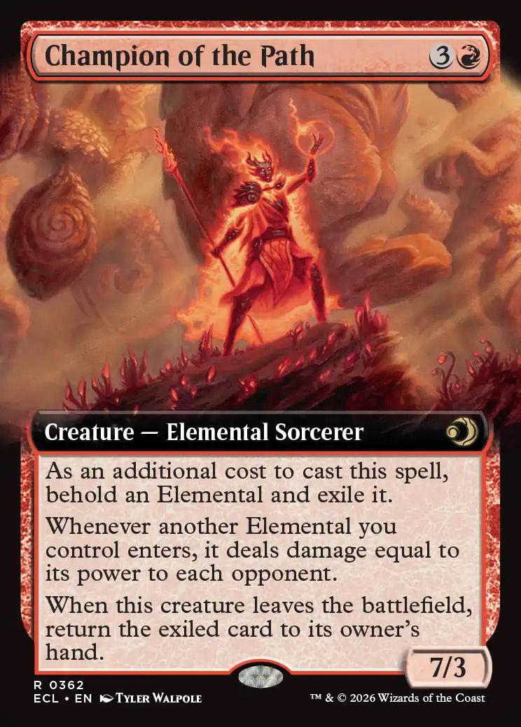 Champion of the Path | Lorwyn Eclipsed Variants Foil | Standard