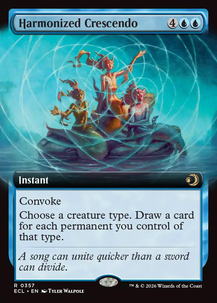Harmonized Crescendo | Lorwyn Eclipsed Variants Foil | Standard
