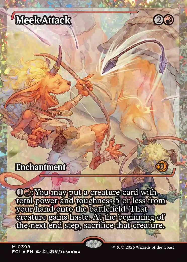 Meek Attack | Lorwyn Eclipsed Variants Foil | Standard | Card Kingdom