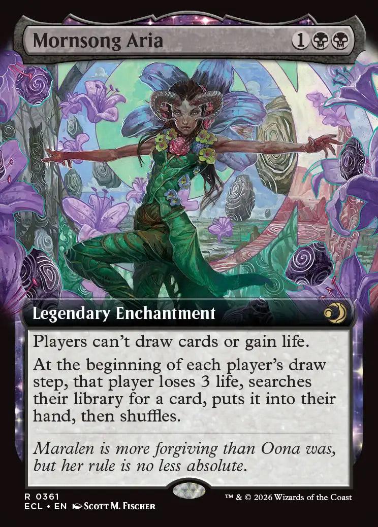 Mornsong Aria | Lorwyn Eclipsed Variants Foil | Standard | Card