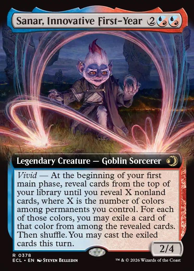 Sanar, Innovative First-Year | Lorwyn Eclipsed Variants Foil