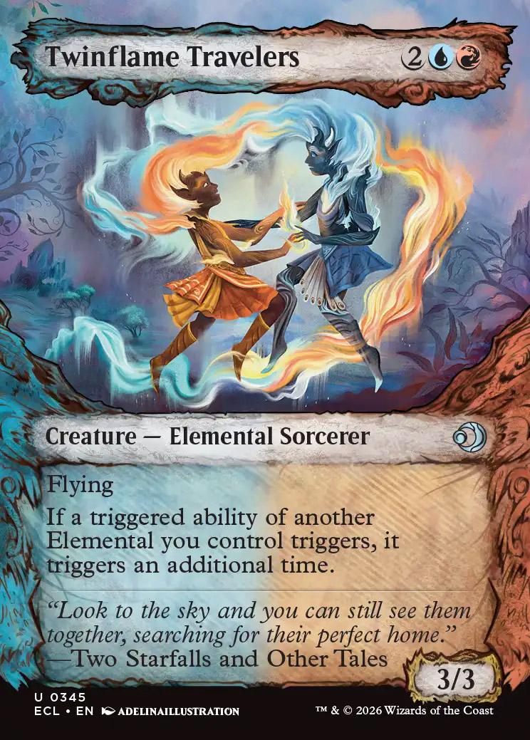 Twinflame Travelers | Lorwyn Eclipsed Variants Foil | Standard