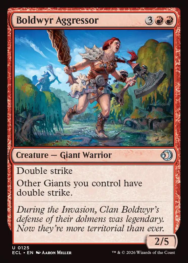 Boldwyr Aggressor | Lorwyn Eclipsed | Standard | Card Kingdom