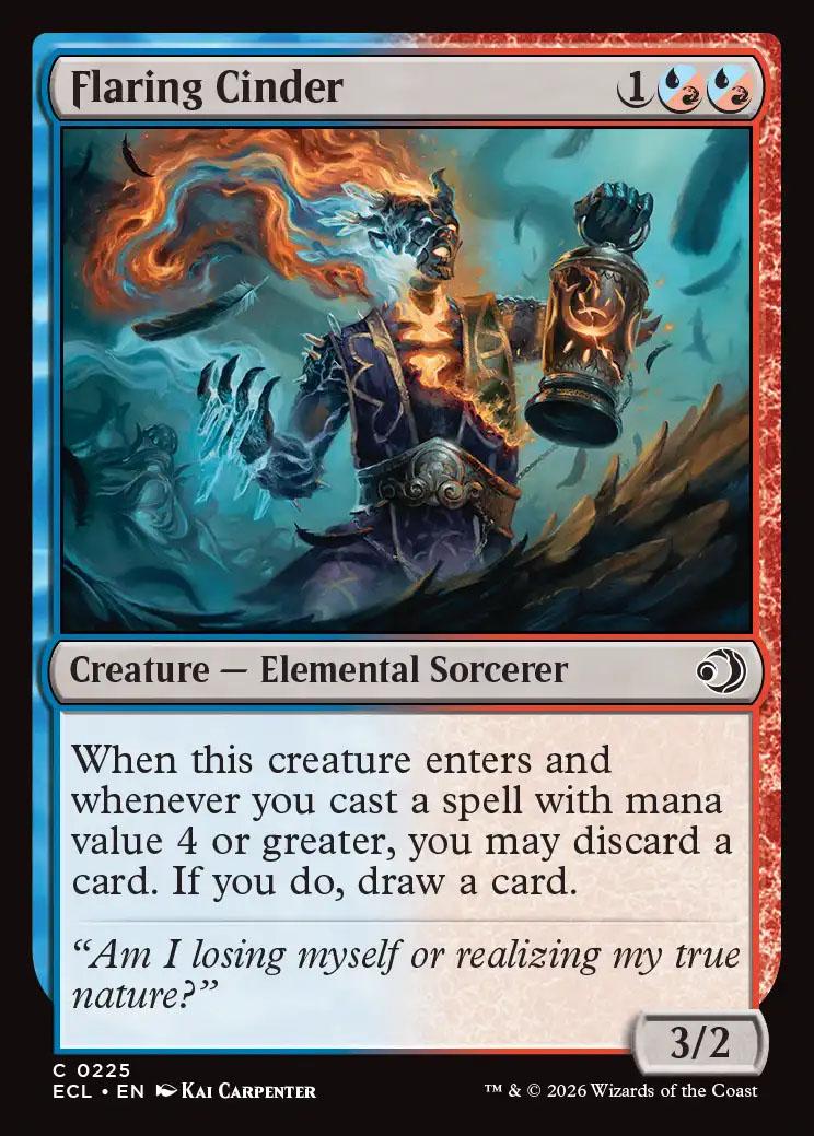 Flaring Cinder | Lorwyn Eclipsed Foil | Standard | Card Kingdom