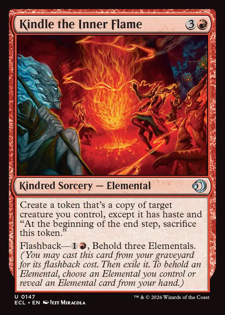 Kindle the Inner Flame | Lorwyn Eclipsed Foil | Standard | Card