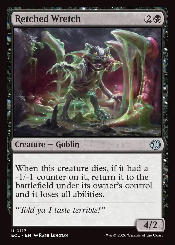 Retched Wretch | Lorwyn Eclipsed Foil | Standard | Card Kingdom