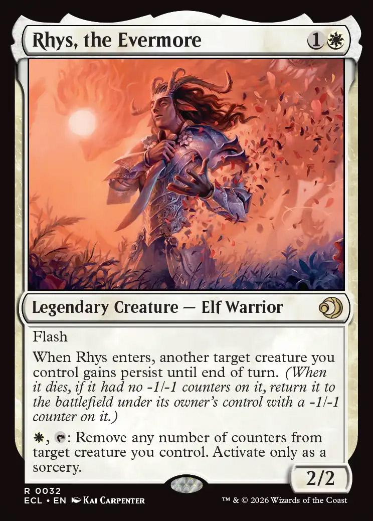 Rhys, the Evermore | Lorwyn Eclipsed Foil | Standard | Card Kingdom