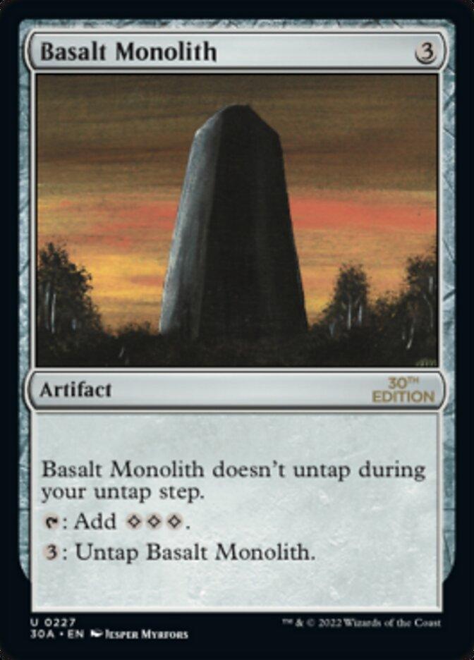 Basalt Monolith | Magic 30th Anniversary Edition | Card Kingdom