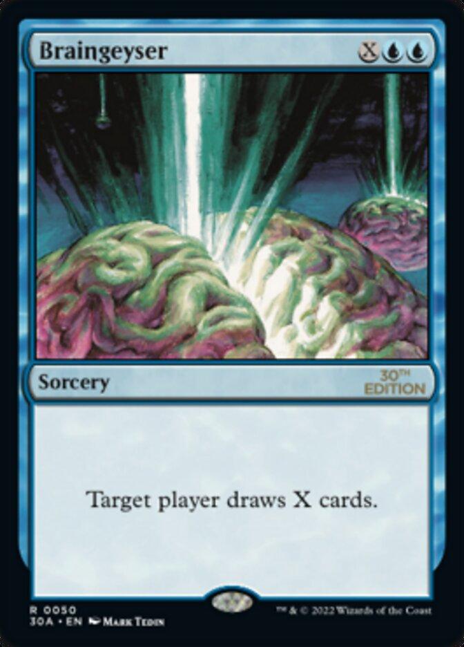 マジック：ザ・ギャザリング Braingeyser mtg 30th anniversary edition Braingeyser | Magic 30th Anniversary Edition | Card Kingdom