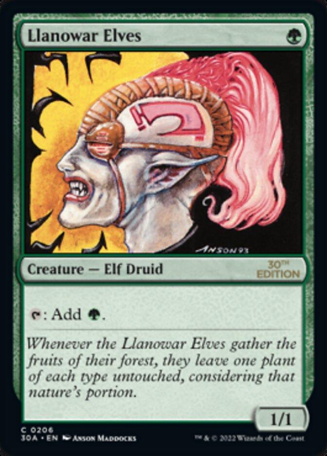 Llanowar Elves | Magic 30th Anniversary Edition | Card Kingdom