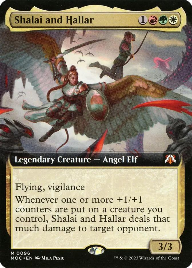 mtg shalai and hallar commander deck Custom ElkoyTCG Shalai and Hallar deals that much damage to target opponent. Shalai and Hallar Commander Deck