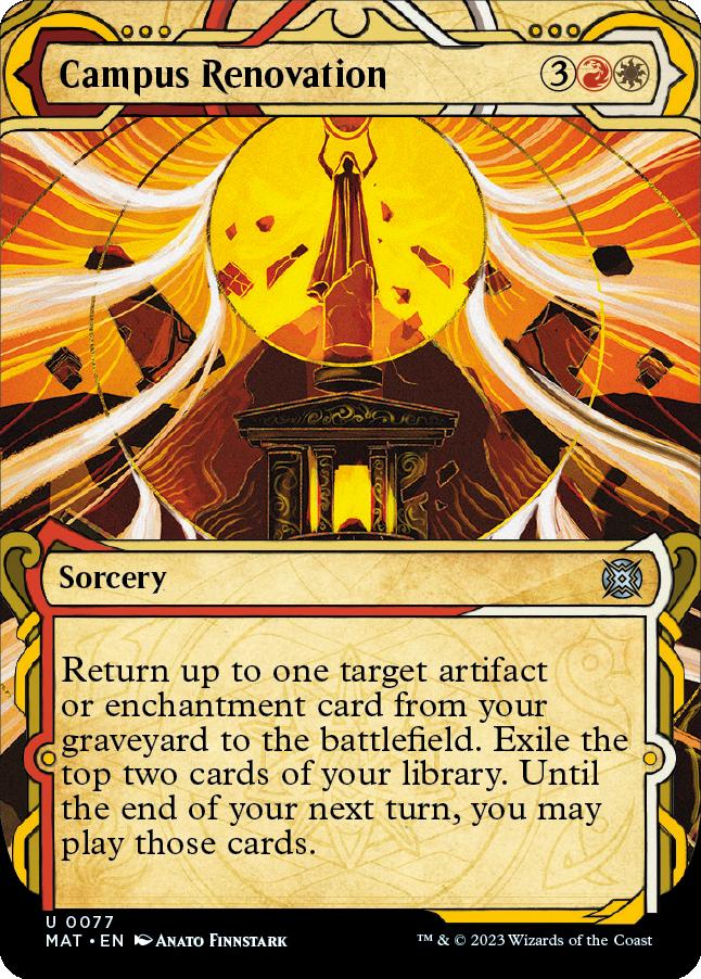 Campus Renovation | March of the Machine: The Aftermath Variants | Standard  | Card Kingdom