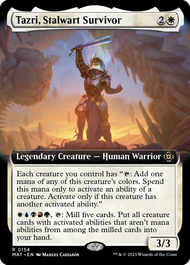 Tazri, Stalwart Survivor | March of the Machine: The Aftermath Variants |  Standard | Card Kingdom