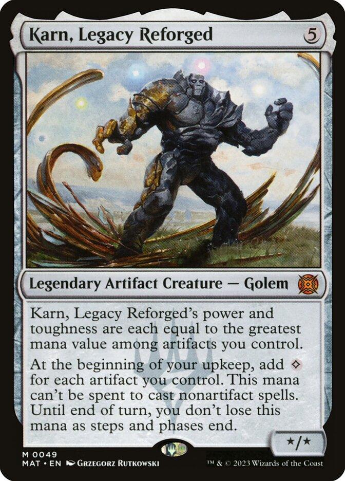 mtg karn commander deck Karn, Legacy Reforged | March of the Machine: The Aftermath | Standard