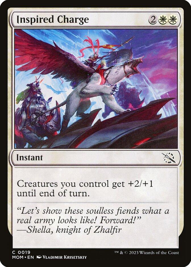 Inspired Charge | March of the Machine Foil | Standard | Card Kingdom