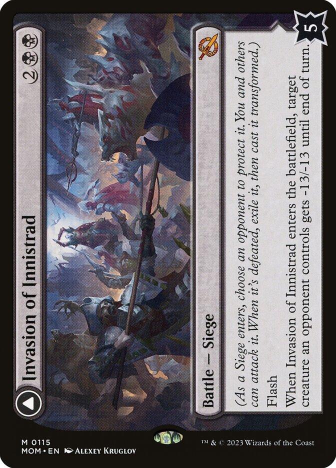 mtg invasion of cards Magic the Gathering March of the Machine Mythic Rare Invasion of Innistrad // Deluge of the Dead #115