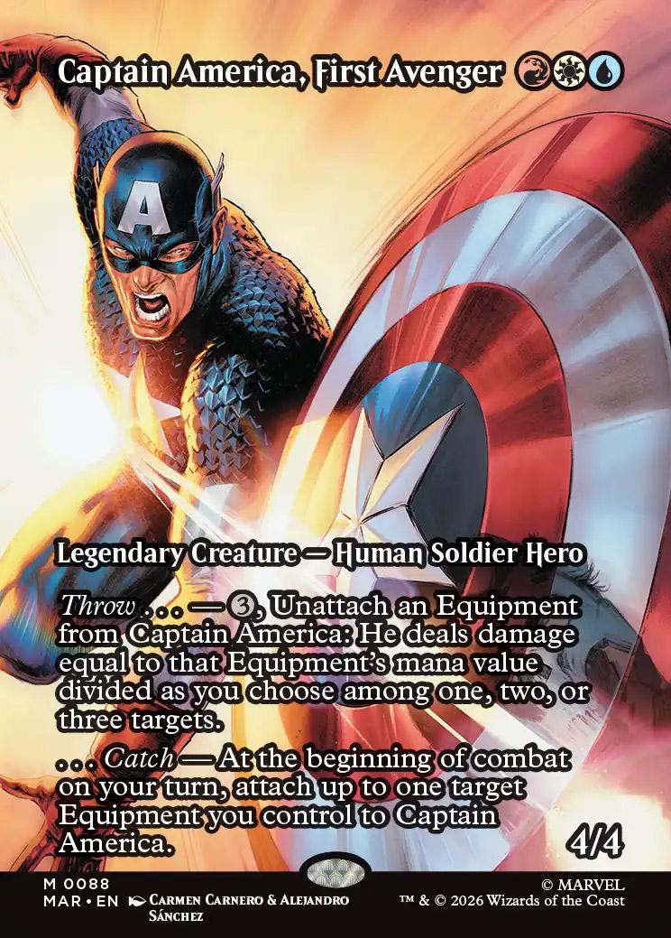 Marvel Eternal-Legal Foil: Captain America, First Avenger