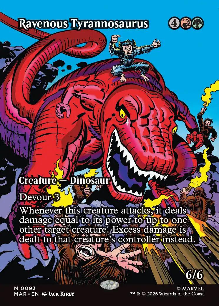 Ravenous Rack Marvel Eternal-Legal: Ravenous Tyrannosaurus