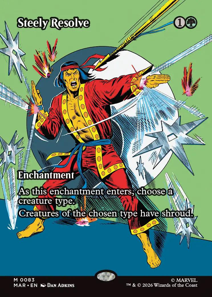 Marvel Eternal-Legal Foil: Steely Resolve Marvel Eternal-Legal Foil: Steely Resolve