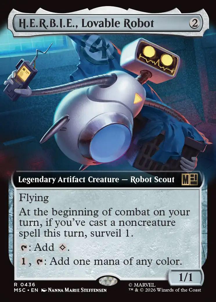 Marvel Super Heroes Eternal-Legal Variants: H.E.R.B.I.E., Lovable Robot ...