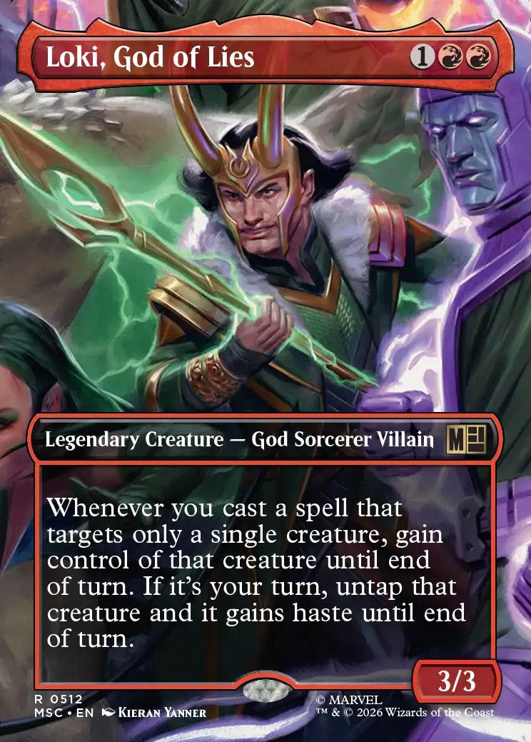 loki mtg card Loki, God of Lies | Marvel Super Heroes Eternal-Legal Variants